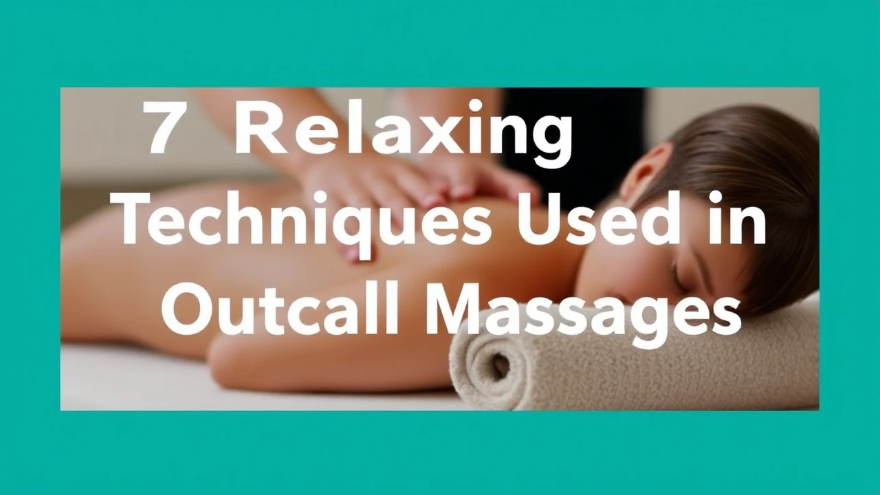 7 Relaxing Techniques Used in Outcall Massages