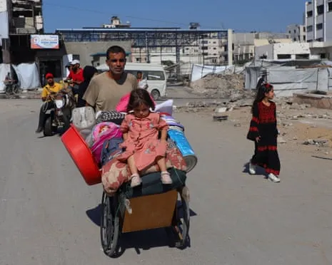 Fleeing from Peril to Death: Gaza City Residents Grapple with Impossible Decision